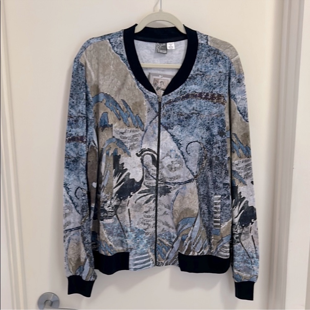 DOLCEZZA Abstract Print Women's Jacket NWT - Picture 11 of 11